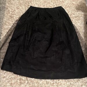Madison Gray Tulle Midi Skirt, Size 16